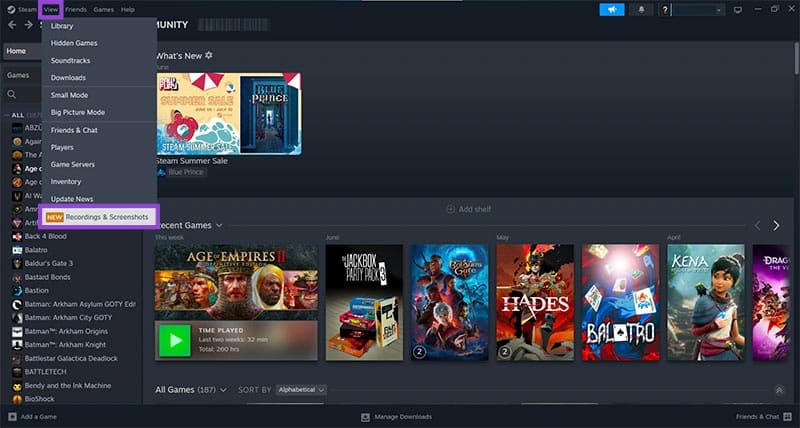 How to Find Your Steam Screenshots 1