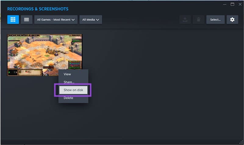 How to Find Your Steam Screenshots 2