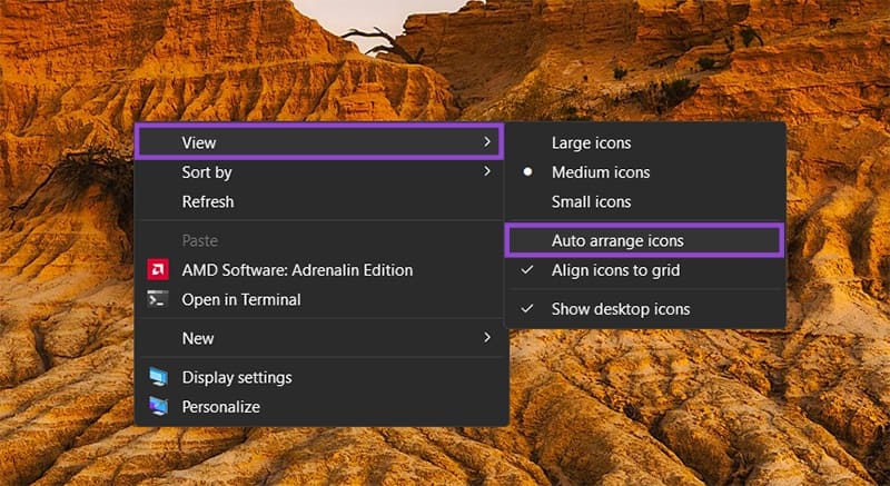 How to Prevent Desktop Icons Moving When Switching Monitors 3