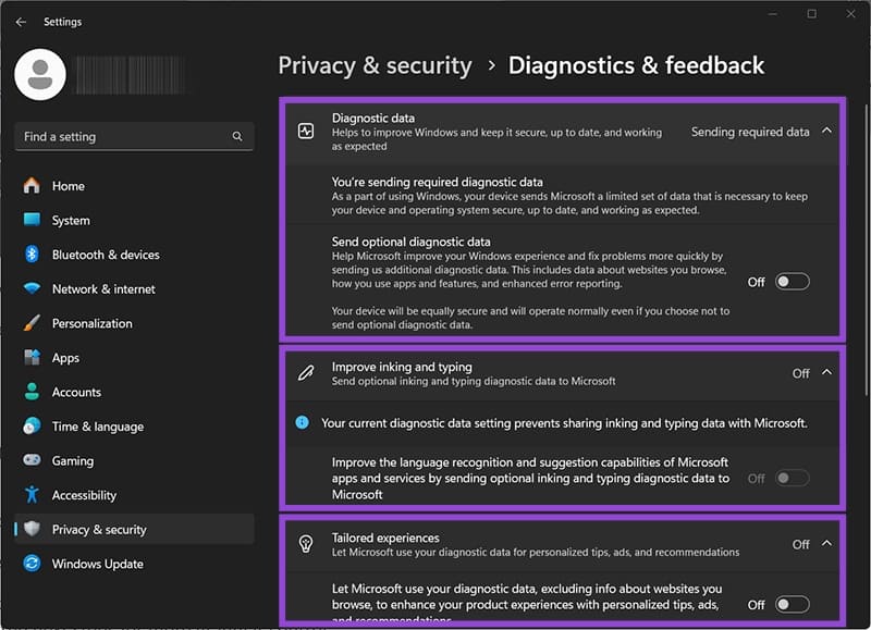 How to Stop Windows 11 From Spying on You 3
