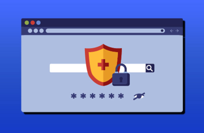 use the default browser password manager