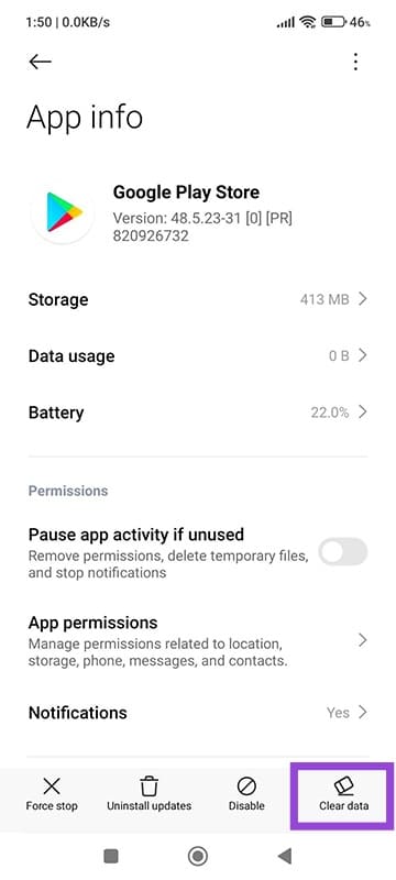 Common Causes and Fixes for Android Error Code 505 on Google Play 3