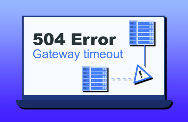 error code 504 gateway timeout