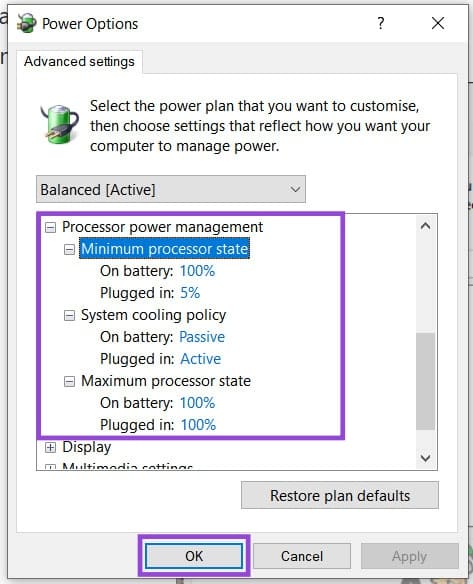 Laptop High CPU Usage When Plugged In – What to Do 3