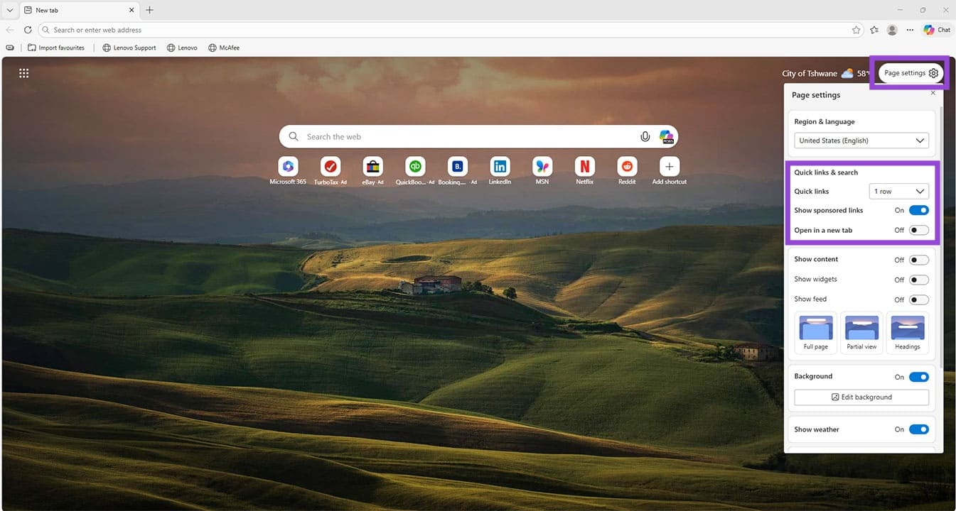 Had Enough of Quick Links in Edge Here&rsquo;s How to Disable Them 2