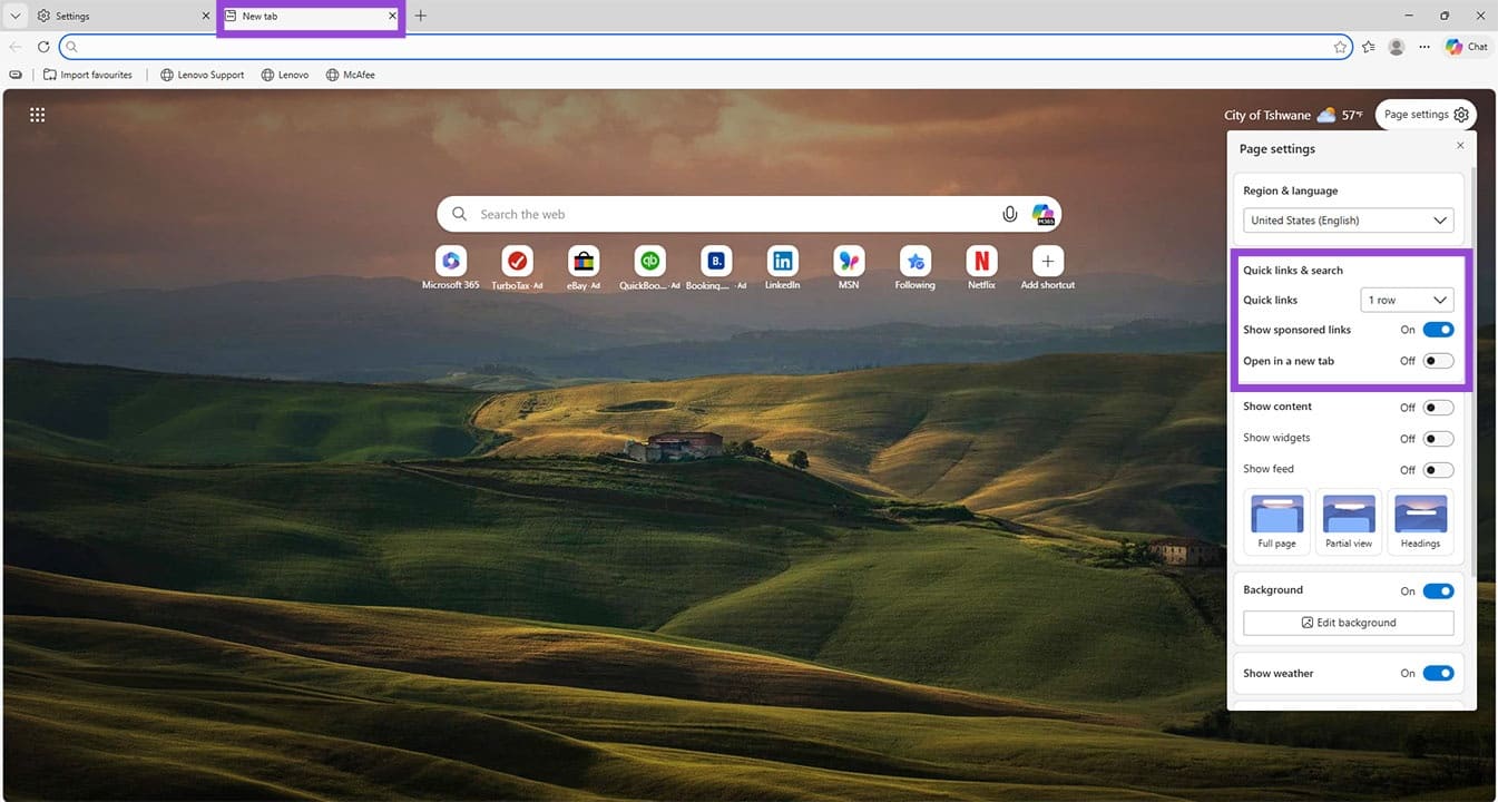 Had Enough of Quick Links in Edge Here&rsquo;s How to Disable Them 5