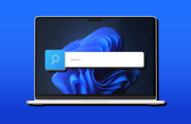 streamline windows search menu