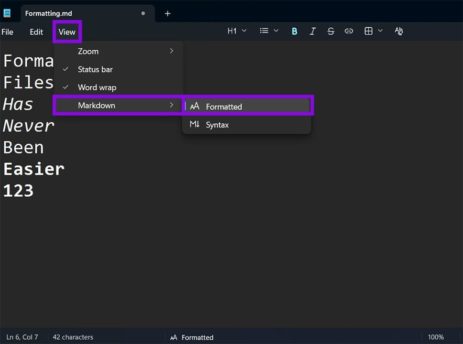How to Use Markdown in Notepad on Windows 11 - Tech Junkie