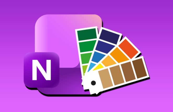 add color to onenote