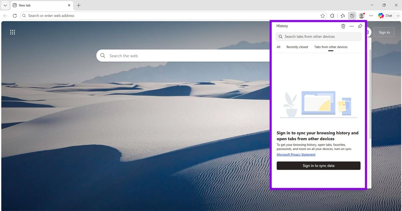 Different Ways to View Your Browser History 8