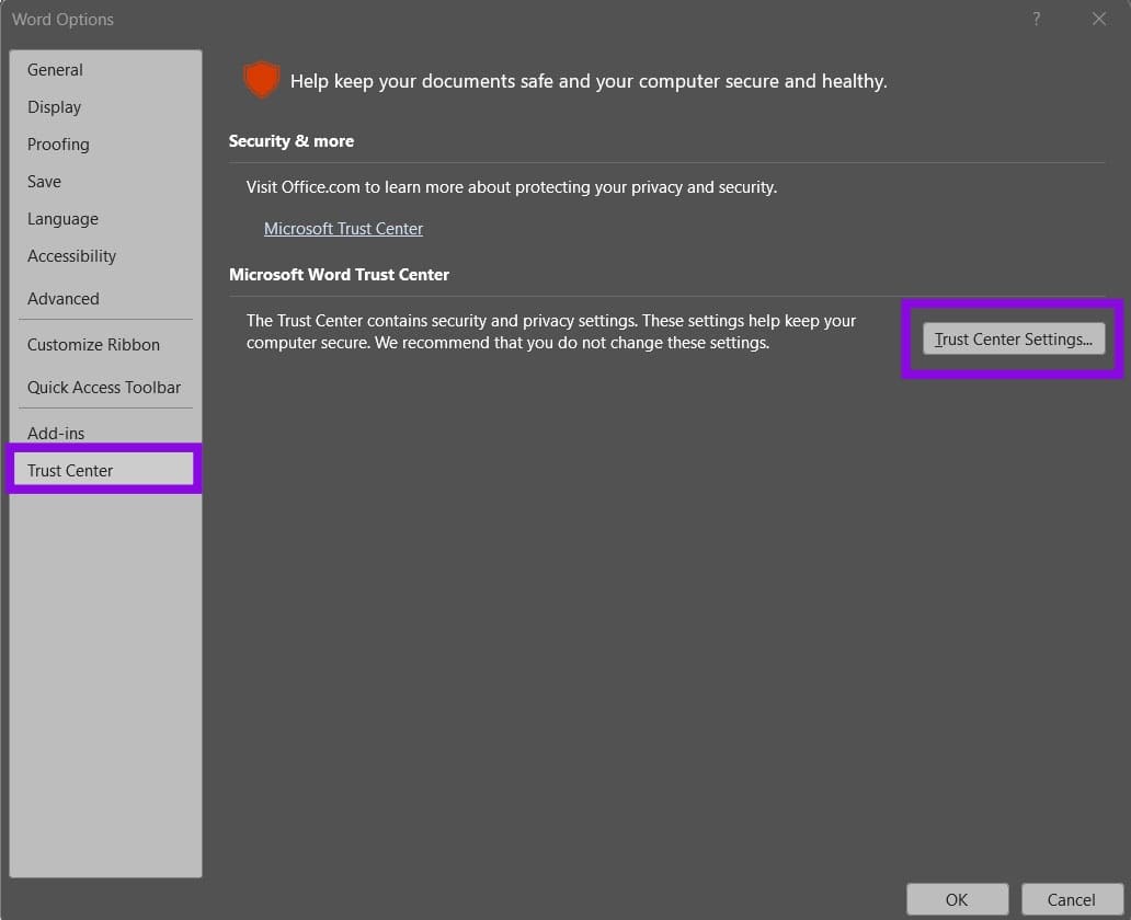 Cannot Insert a Picture in Microsoft Office 1