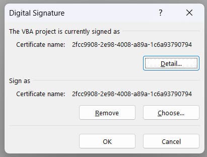 How to Digitally Sign Your Excel Macros for Authenticity 8