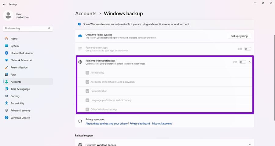 Installed Desktop Themes Aren't Appearing or Syncing With the Microsoft Store Library 4