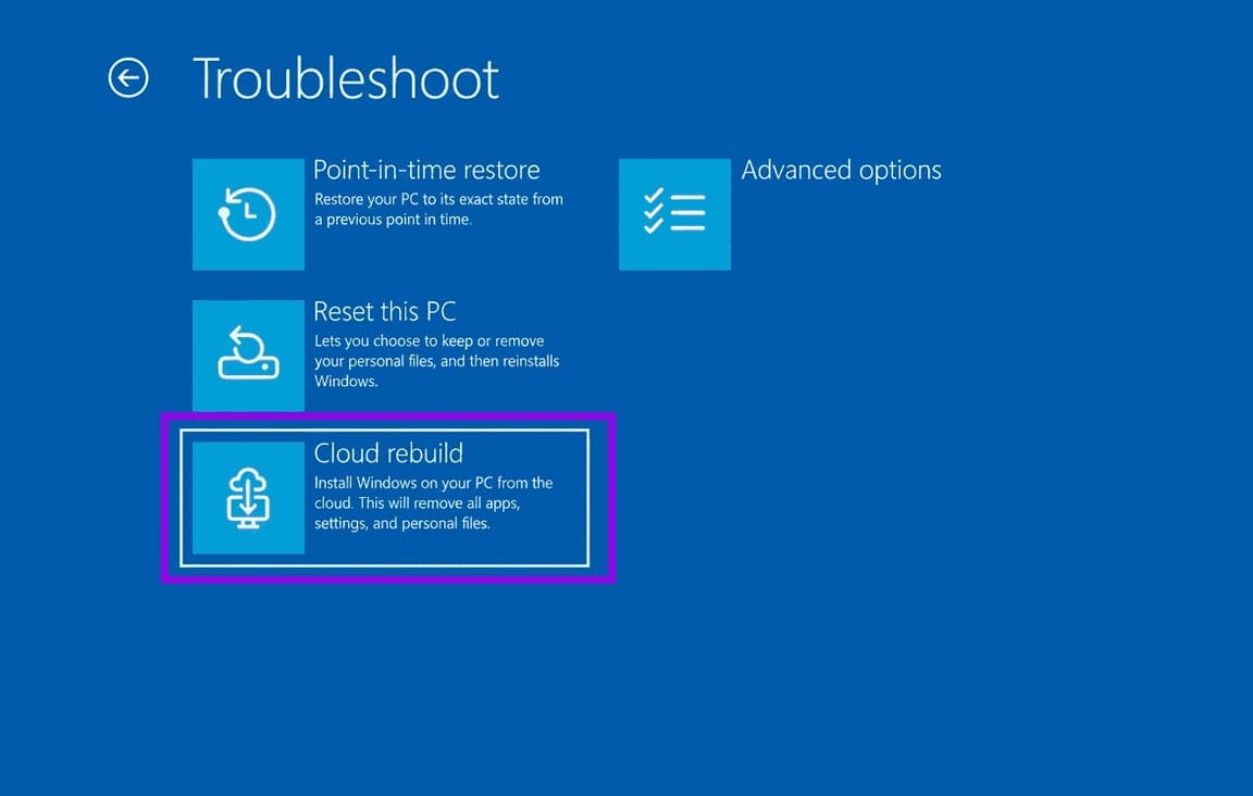What Is Cloud Rebuild in Windows 11 and How Do You Use It 4