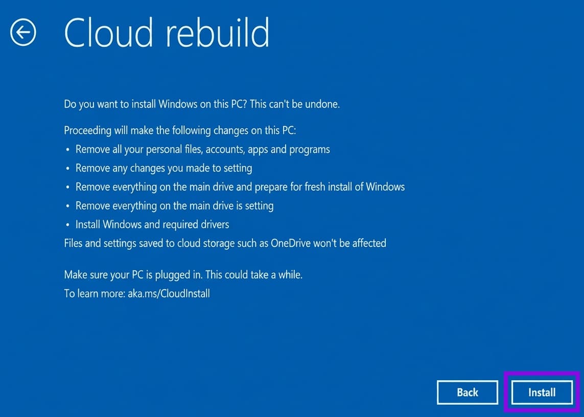 What Is Cloud Rebuild in Windows 11 and How Do You Use It 6