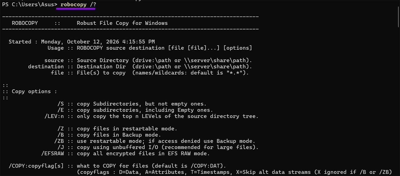 Robocopy The Handiest Windows Feature You’ve Never Heard Of 2