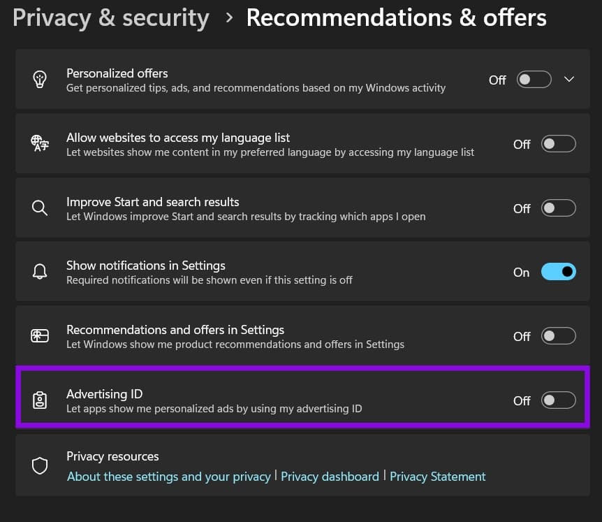 What Is the Windows Advertising ID and How to Disable It 1